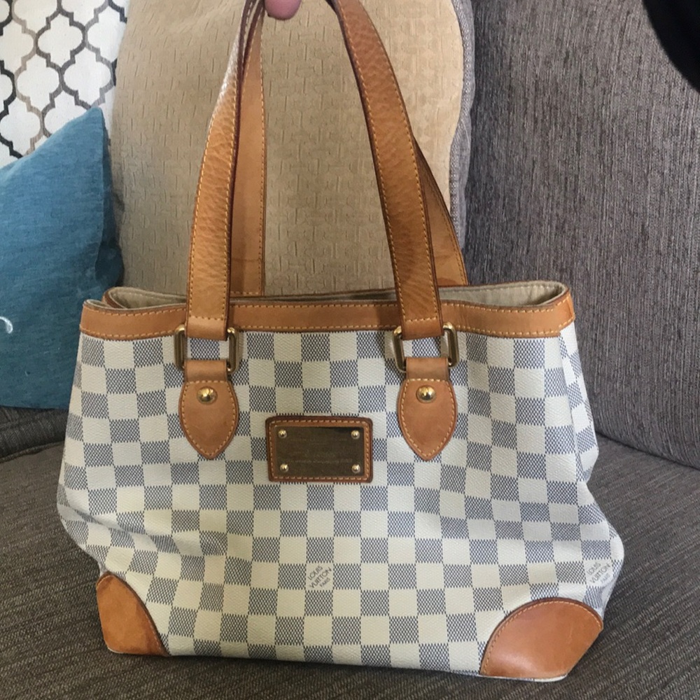 FINAL PRICE DROP! Louis Vuitton Hampstead Damier Azur MM